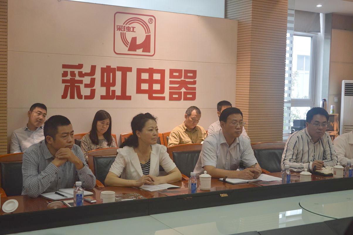 成都市武侯區(qū)委書記巫敏一行到成都彩虹集團調(diào)研