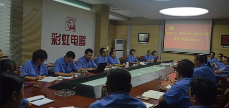 彩虹集團(tuán)營銷中心支部組織生活大會