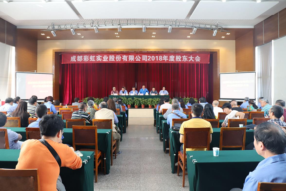 成都彩虹實業(yè)股份有限公司2018年度股東大會