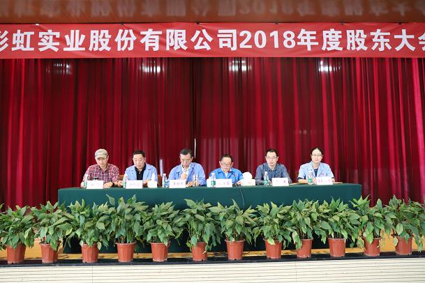 成都彩虹實業(yè)股份有限公司2018年度股東大會