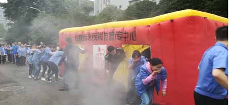 成都彩虹集團(tuán)2019年度消防安全知識培訓(xùn)及演練