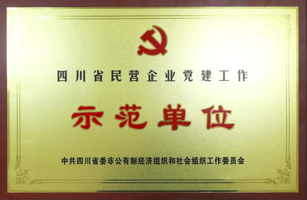 成都彩虹集團(tuán)榮獲四川省民營(yíng)企業(yè)黨建工作示范單位榮譽(yù)稱號(hào)